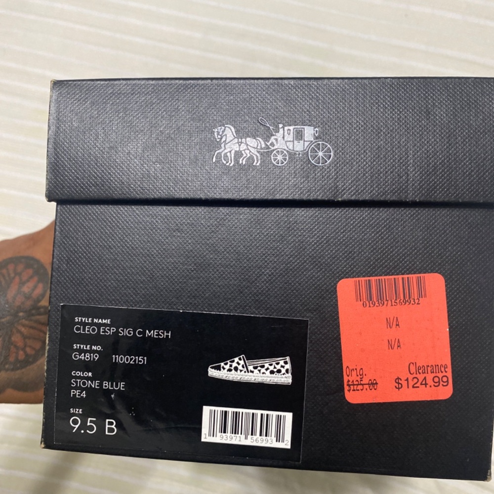 Coach "Cleo" Espadrille shoes - Picture 5 of 5